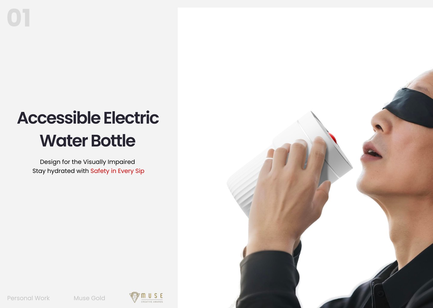 Accessible Electric Water Bottle - Cover