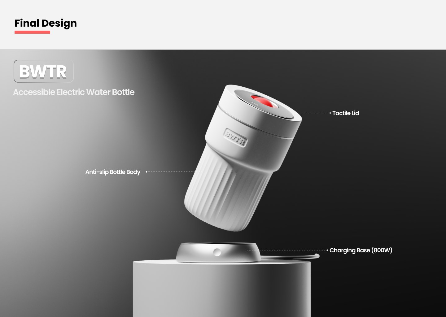 Accessible Electric Water Bottle - Final Design